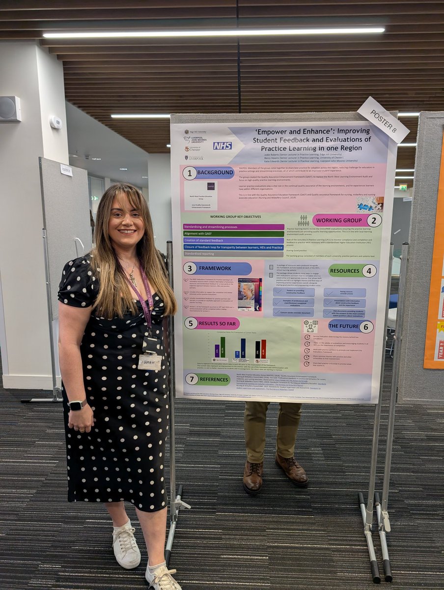 Here in Glasgow at the #RCNED25 <a href="/theRCN/">The RCN</a> education conference day 1!

Showcasing our collaborative work across Cheshire and Merseyside for our PARE Evaluations Framework for Practice Learning! 

Looking forward to the next 2 days! 
<a href="/EHU_FHSCM/">EHU | Faculty of Health, Social Care & Medicine</a>