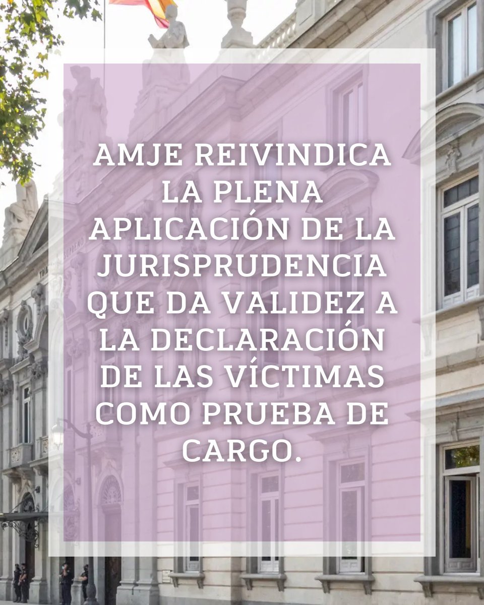 Desde AMJE queremos advertir de las devastadoras consecuencias que para las víctimas puede tener una deriva de retroceso en los avances logrados que han conseguido abrir una puerta para su protección. No se la volvamos a cerrar.💜

El comunicado completo👉 mujeresjuezas.es/2025/03/31/amj…