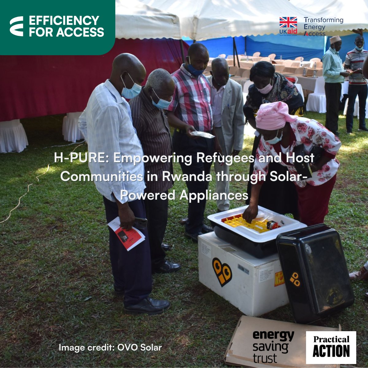 Efficiency for Access (@efora_coalition) on Twitter photo 🌟 The Low Energy Inclusive Appliances programme & <a href="/PracticalAction/">Practical Action</a> are deploying solar-powered appliances in refugee camps & host communities in Rwanda to help support income generation and empower refugees. bit.ly/4kL5OLq
<a href="/EnergySvgTrust/">Energy Saving Trust</a> <a href="/TEAEnergyAccess/">TransformingEnergyAccess</a> <a href="/UKinRwanda/">UK in Rwanda 🇬🇧🇷🇼🇧🇮</a> 🌟 The Low Energy Inclusive Appliances programme & <a href="/PracticalAction/">Practical Action</a> are deploying solar-powered appliances in refugee camps & host communities in Rwanda to help support income generation and empower refugees. bit.ly/4kL5OLq
<a href="/EnergySvgTrust/">Energy Saving Trust</a> <a href="/TEAEnergyAccess/">TransformingEnergyAccess</a> <a href="/UKinRwanda/">UK in Rwanda 🇬🇧🇷🇼🇧🇮</a>