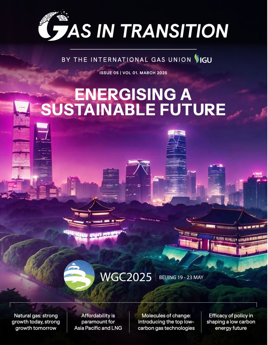 This is your weekend reading sorted 📣! 

The first issue 2025 issue of our Gas In Transition magazine is out today, packing a punch of thought leadership insights and op-eds from the best and brightest minds and organisations of the global Gas industry: 

🎁Ajay Shah of Shell