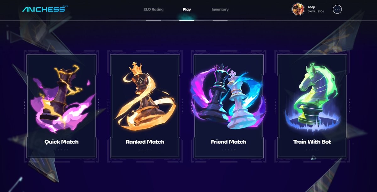 soql's tweet image. It’s got the perfect mix of casual and competitive. I can chill or go full tryhard mode depending on my mood!
@YieldGuild @AnichessGame