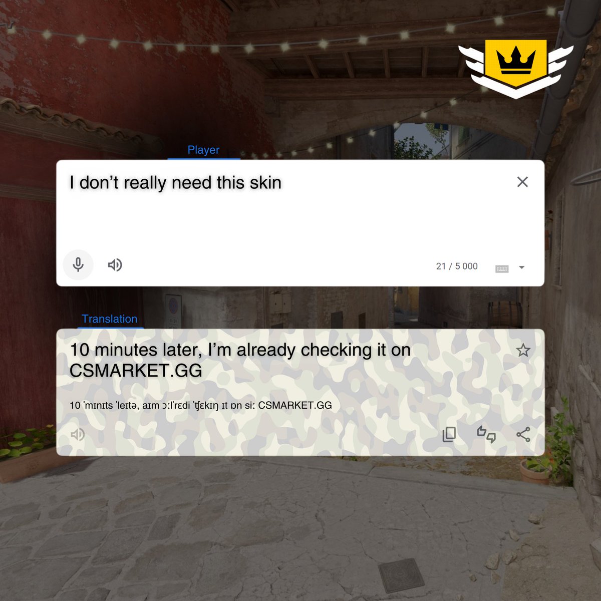 🔄🎮Sometimes, a translator is a must!

#CSGOMemes #CS2 #CSGO