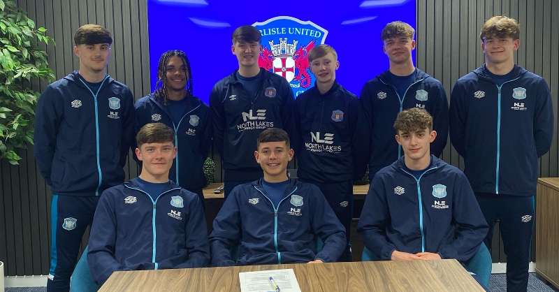 officialcufc's tweet photo. 🤝 Carlisle United would like to congratulate the nine U16 players who have signed scholarships at Brunton Park for the 2025/26 and 2026/27 seasons.

Read more ⤵️