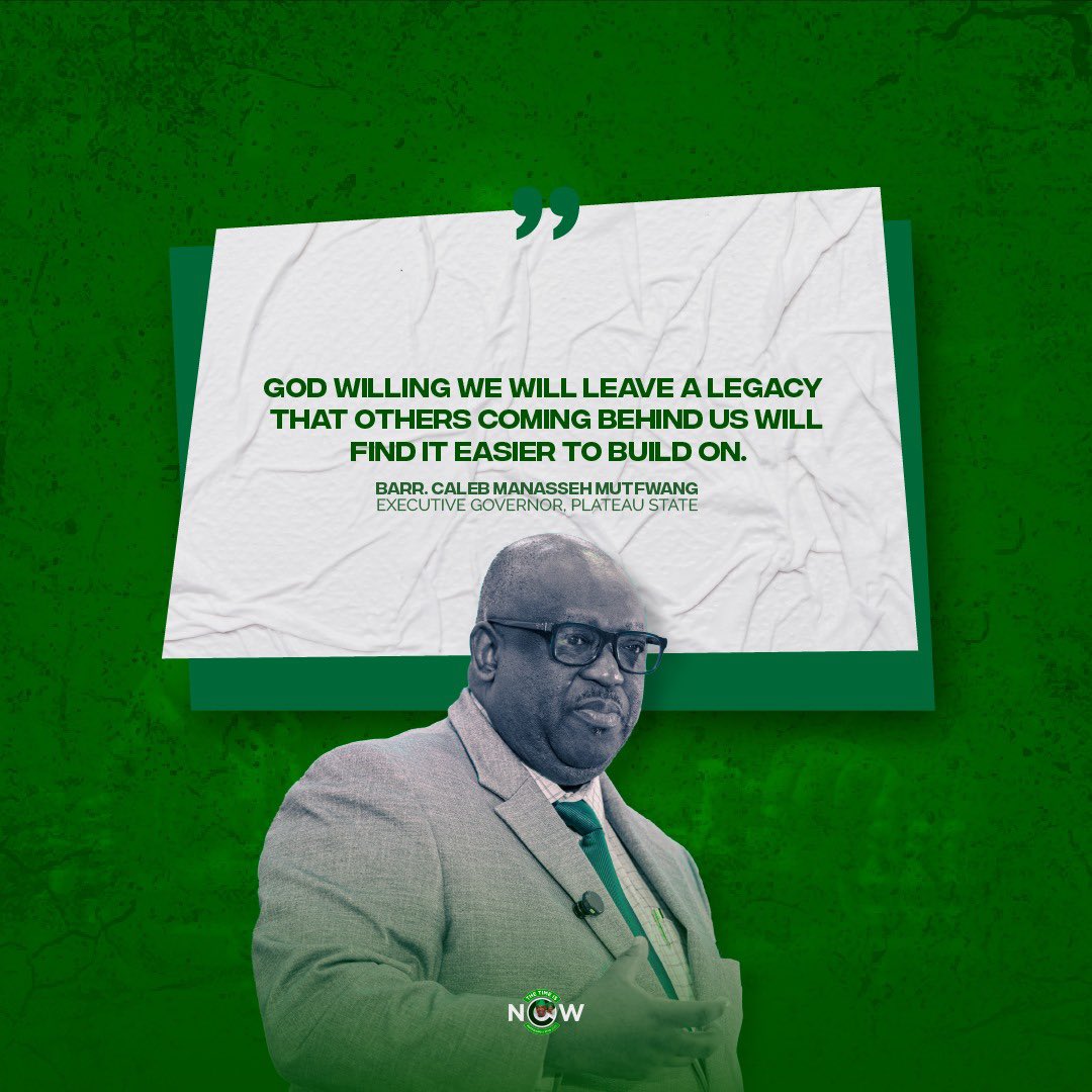 _TheTime_isNow_'s tweet image. Leadership is not just about today — it’s about building a future others can stand on.
With vision, integrity, and God’s help, we’re laying down a legacy for generations to come.
– Barr. Caleb Manasseh Mutfwang

#TheTimeisNow #LeadershipWithPurpose #LegacyInProgress