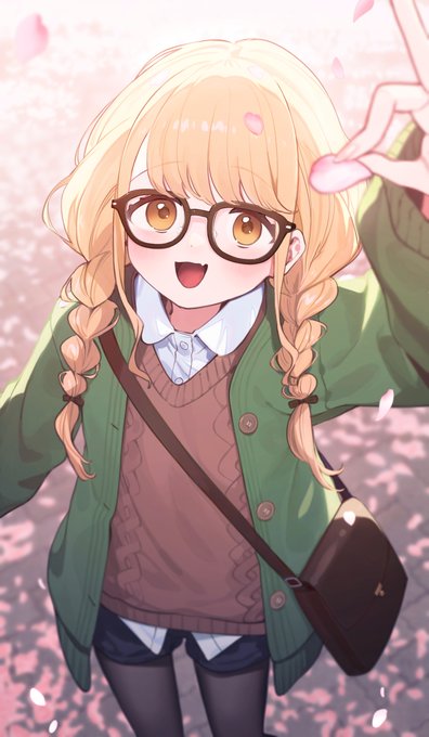 ことねとお花見デートしたいよなっていう絵 