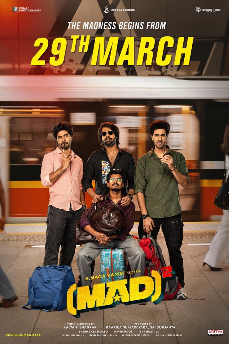 ReviewsLady's tweet photo. #MadSquare - 3.5/5

#Mad #Mad2 #MadSquareReview #CMReview @SitharaEnts @vamsi84 @MusicThaman @Reba_Monica https://t.co/N37AAFyNFe