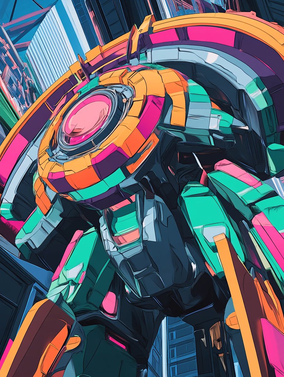 Urban Symphony 🎨

Dive into the vibrant chaos of the city with this kinetic marvel. A fusion of mechanics and art, standing tall amidst urban life. 🌆

Prompt 👇  
illustration of a colorful kinetic sculpture, standing upright, in a bustling urban environment, vibrant and