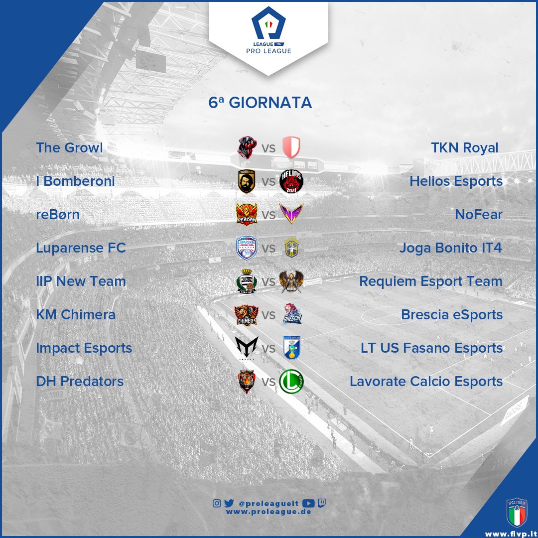 proleagueit's tweet photo. 🏆 𝗠𝗔𝗧𝗖𝗛 𝗗𝗔𝗬 #𝗦𝗘𝗥𝗜𝗘𝗔 | #SerieB 
🗓️​ 6° 𝘎𝘐𝘖𝘙𝘕𝘈𝘛𝘈 https://t.co/cO0cfGfg8A
