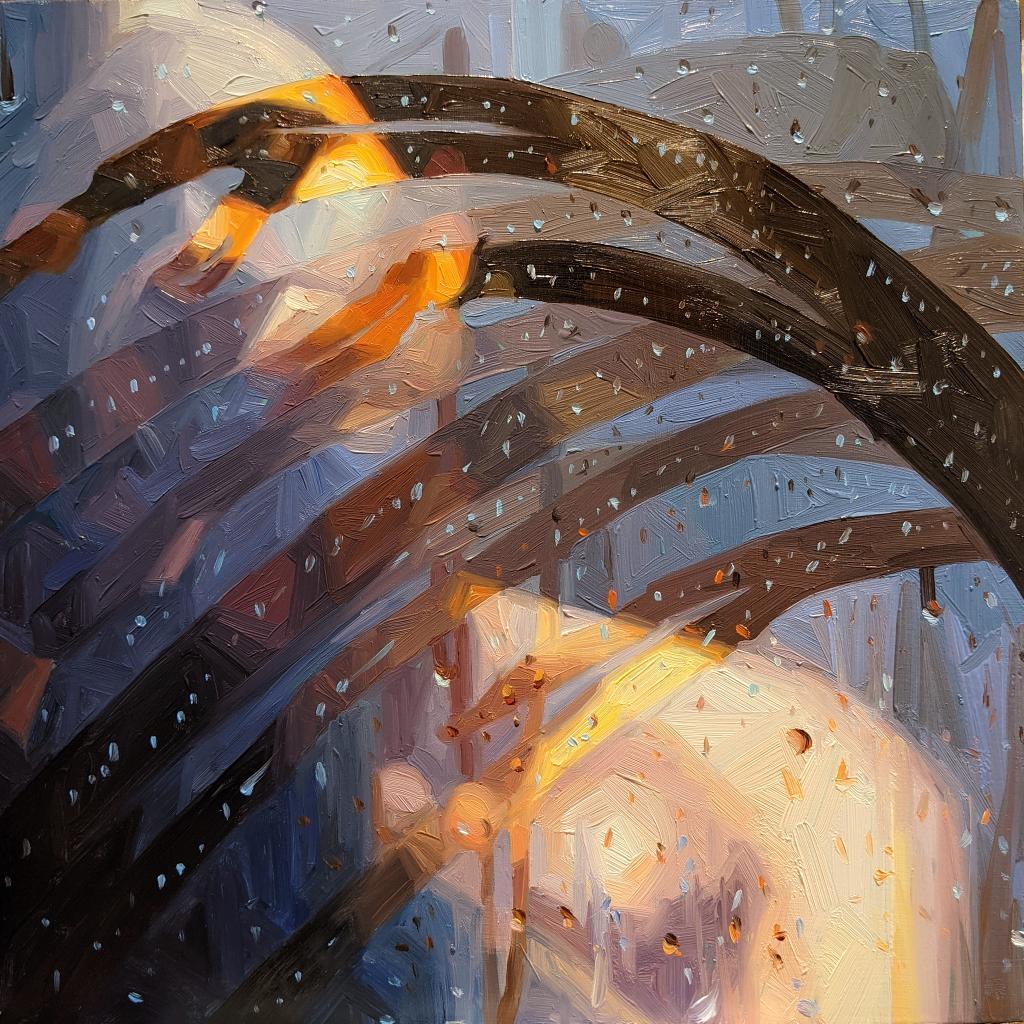 Two Pears Studio (@delporteart) on Twitter photo Today is the 4th anniversary of me driving up to Brooklyn and buying this little gem “Possible” by the famous artist <a href="/alyssamonks/">Alyssa Monks</a> Looking back it was crazy to drive up in the teeth of the pandemic, but every day I see this little painting in my studio as I work! Today is the 4th anniversary of me driving up to Brooklyn and buying this little gem “Possible” by the famous artist <a href="/alyssamonks/">Alyssa Monks</a> Looking back it was crazy to drive up in the teeth of the pandemic, but every day I see this little painting in my studio as I work!