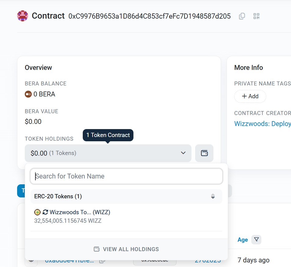 [UPDATE]

The initial airdrop allocation was approximately 280 million $WIZZ (15.5% of the total supply).

So far, around 73 million have been claimed:
- 41 million were claimed and released immediately
- 32 million were sent to a lockup contract
These tokens will be unlocked