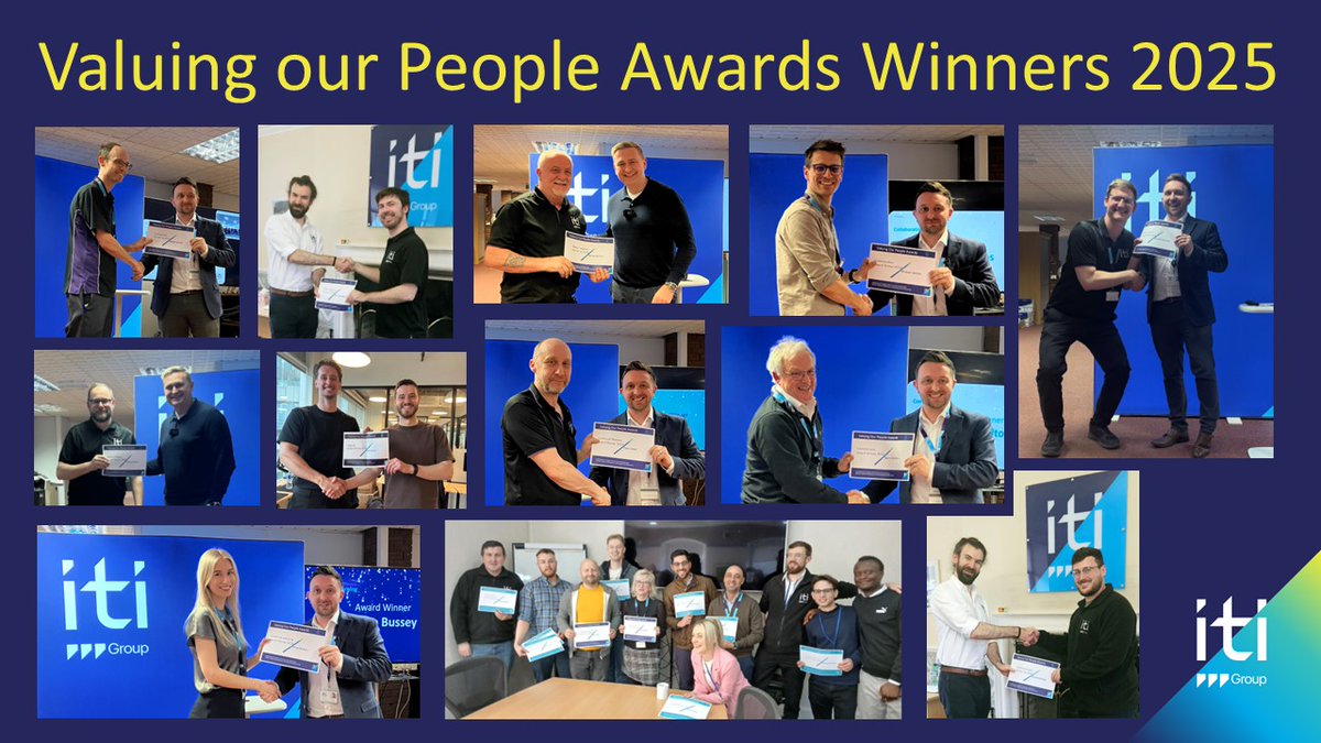 ITI_transforms's tweet image. Last week we held our annual Valuing Our People (VOP) #Awards where we celebrate the talents and dedication of our colleagues. 

Congratulations to all the winners and runners up, and a massive thanks to all the nominees, nominators and judges.