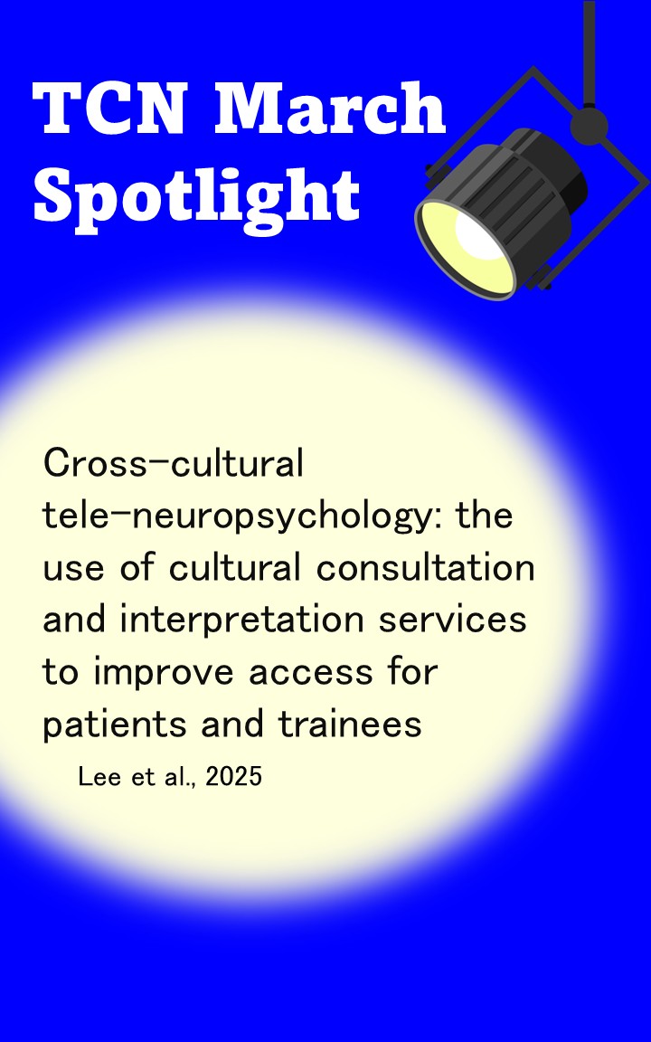 March spotlight!

Coming from The Ohio State University, TCN would like to highlight a recent article pertaining to tele-neuropsychological considerations for underrepresented groups. Click the link below to read their manuscript!

tandfonline.com/doi/full/10.10…