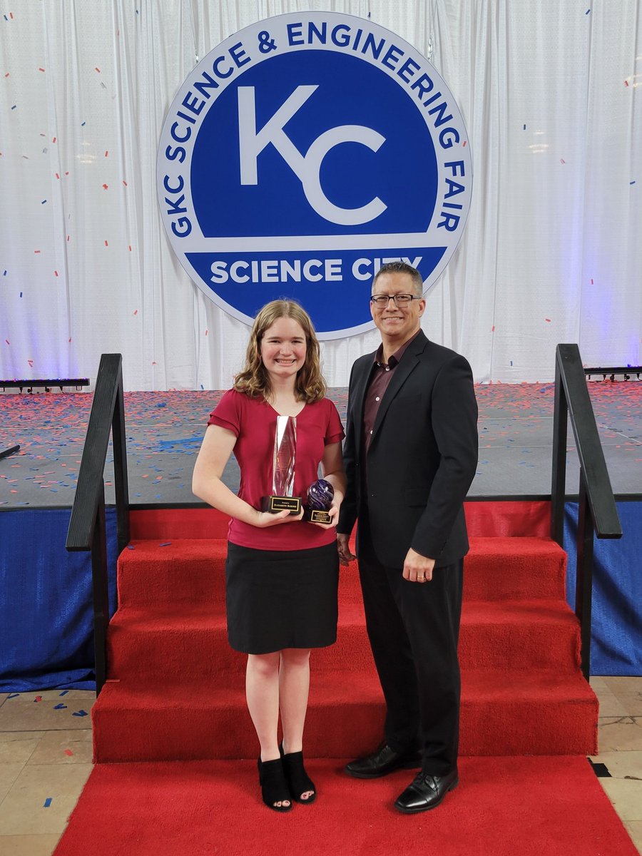 Elizabeth Barnes (@erbarnes79) on Twitter photo What a great end to the GKC Science and Engineering Fair.
Science Coach Special Award
Regeneron Biomedical Science Special Award
1st Place in Molecular Biology
Pioneer in Science
Grand Award
I qualified for the International fair for the 3rd year in row!
<a href="/theSMSD/">SM School District</a> <a href="/SMSDWiL/">SMSD Women in Leadership Program</a> What a great end to the GKC Science and Engineering Fair.
Science Coach Special Award
Regeneron Biomedical Science Special Award
1st Place in Molecular Biology
Pioneer in Science
Grand Award
I qualified for the International fair for the 3rd year in row!
<a href="/theSMSD/">SM School District</a> <a href="/SMSDWiL/">SMSD Women in Leadership Program</a>