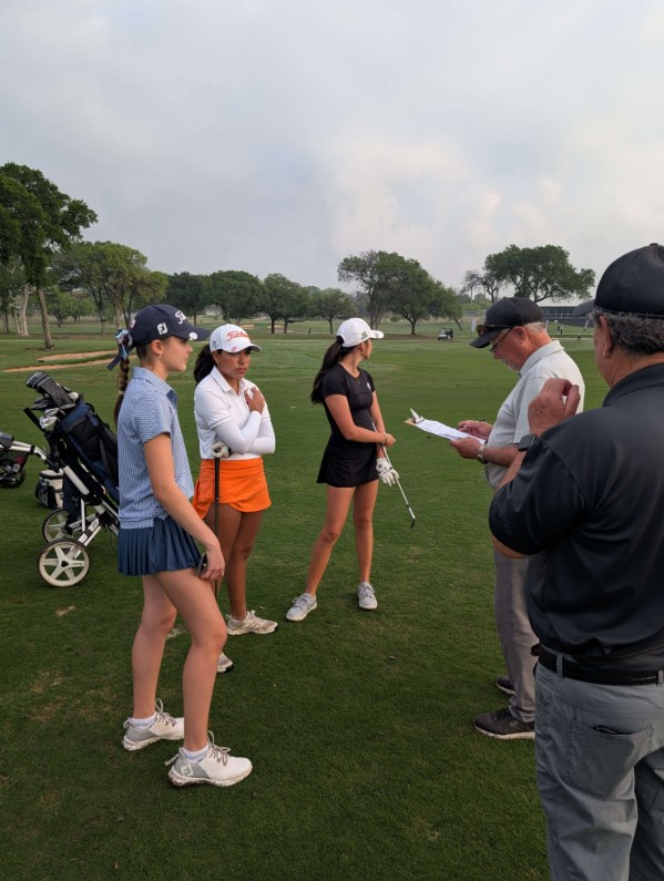 BrandeisGolf's tweet photo. Day 1 of District Championships have begun for our Lady Broncos! #golowbroncos
Follow all of the action on the TX High School Golf app at iWanamaker! @nisdbrandeisbroncos @BroncosBrandeis https://t.co/7RUQO18A5c