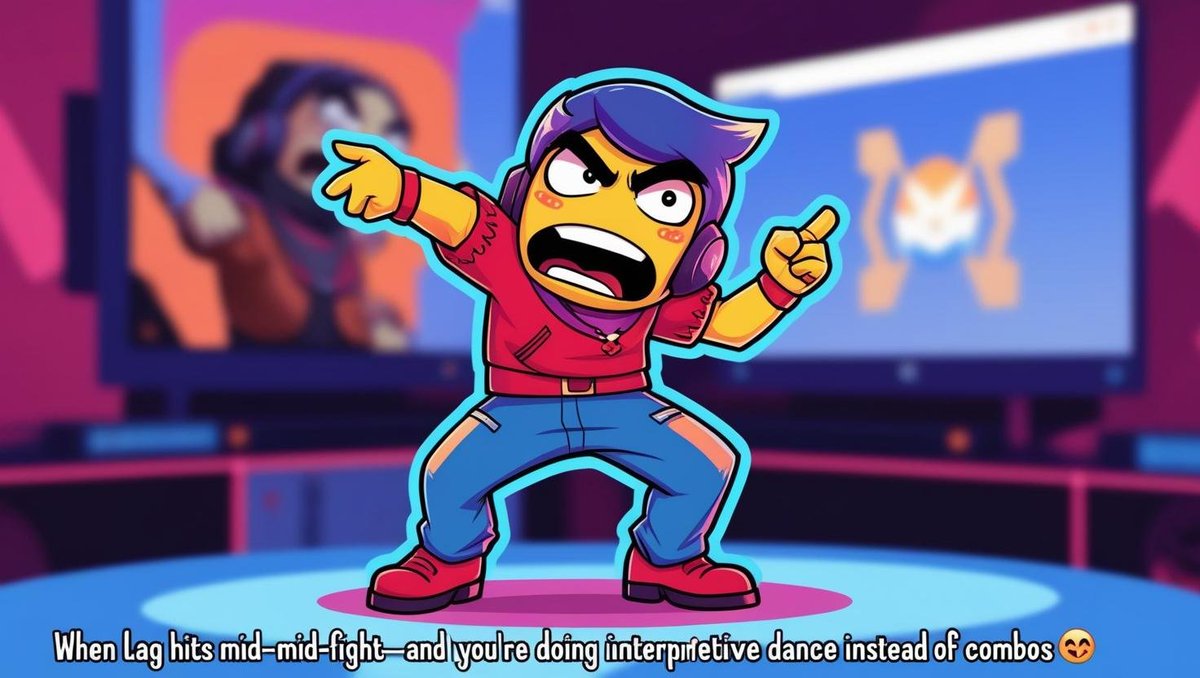 akedo_gaming's tweet photo. When lag hits mid-fight and you're suddenly doing interpretive dance instead of combos ๐ฉ
Drop your worst lag moments below! ๐
#MemeMonday #GGFail #AKEDOgg https://t.co/PrbxWiEbnA