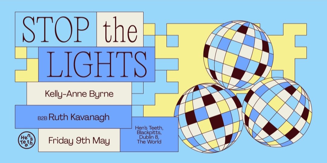 STOP THE LIGHT'S Part 1 was EPIC, thanks to everyone who came out to dance! I'm going B2B with the fabulous Ruth Kavanagh for the next, it's on Fri 9th May at Hen's Teeth, tickets available here eventbrite.ie/e/stop-the-lig…