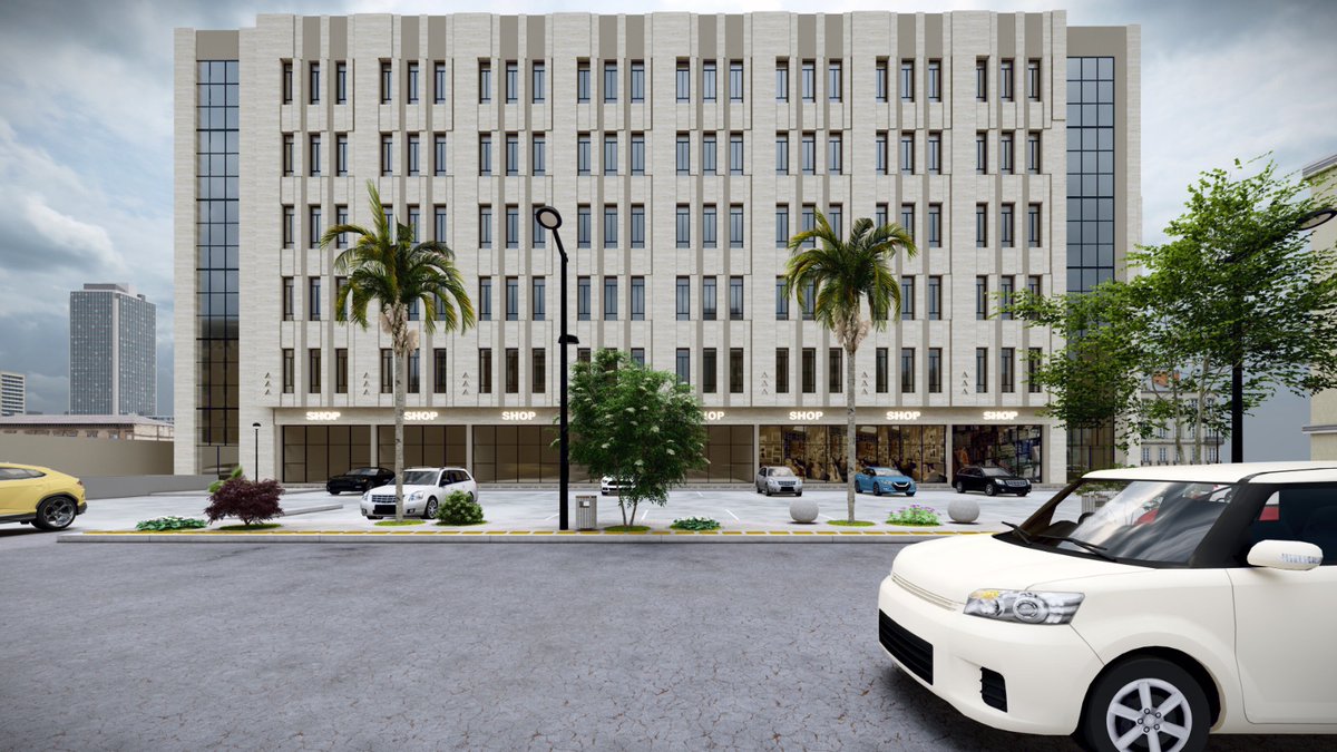 2023_engismail's tweet image. التوازن بين الفخامة والبساطة! 🏢✨ تصميم يعتمد على الحجر الطبيعي مع توزيع نوافذ محسوب بدقة، يعطي إحساس بالارتفاع والانسجام. مشروع يجمع بين السكني والتجاري بكفاءة. وش رأيكم في هالستايل؟ 🤔 #عمارة #تصميم_معماري #واجهات