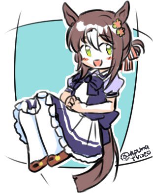 ファインモーション(ウマ娘) 「#今月かいた絵を晒そう 」|なまちょこ／ウマ娘5th土曜日のイラスト