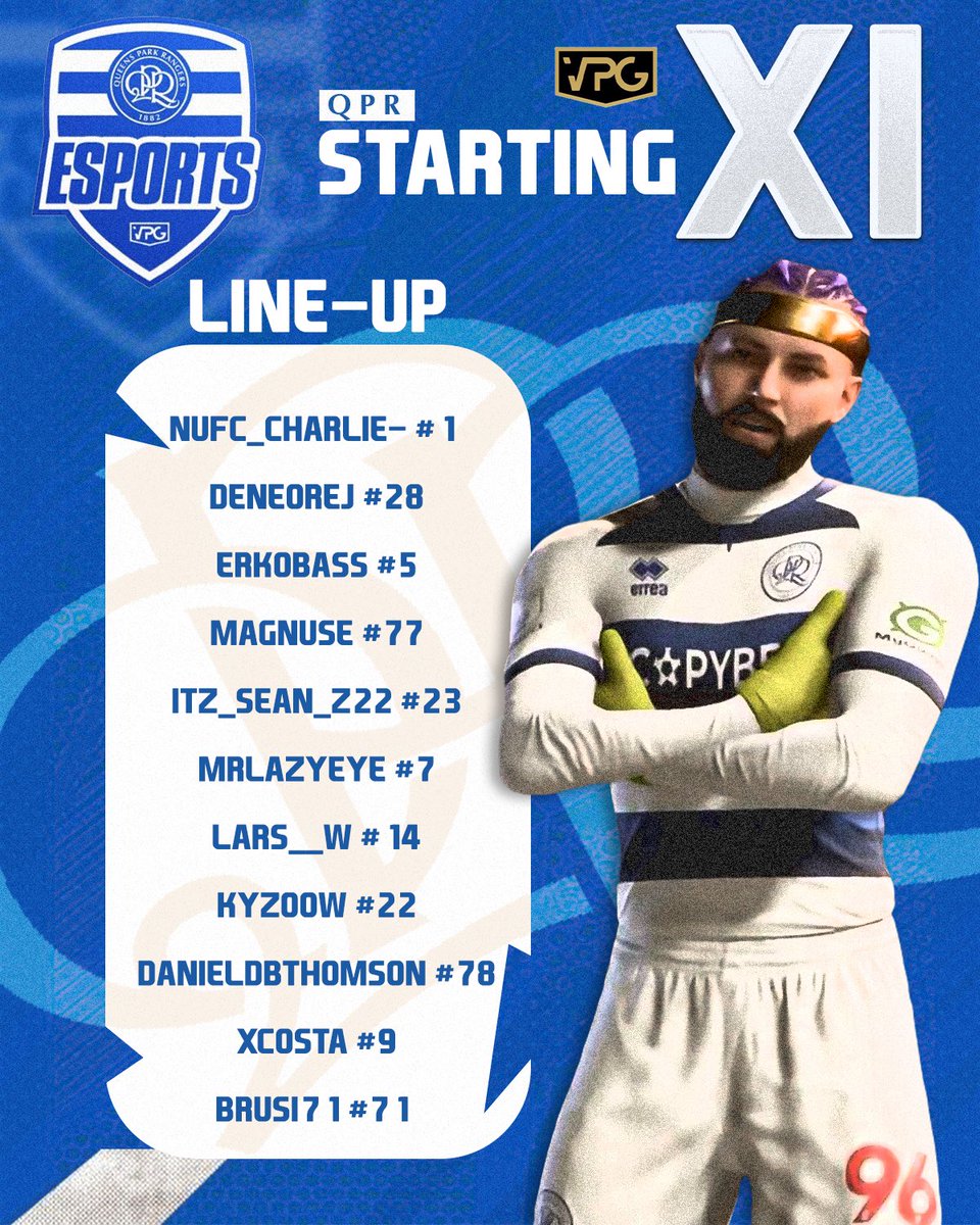 QPR eSports (@qpresports) on Twitter photo 🟦Pre Season Tournament⬜️
Another night of pre season featuring some new players and trialist.
Sneak peak of the new gfx designs that have been provided by the great <a href="/PhantomDesign21/">Phantom Designs</a>
<a href="/BRFCHub/">BRFC Hub</a>
<a href="/OfficialVPG/">Virtual Pro Gaming</a> 🟦Pre Season Tournament⬜️
Another night of pre season featuring some new players and trialist.
Sneak peak of the new gfx designs that have been provided by the great <a href="/PhantomDesign21/">Phantom Designs</a>
<a href="/BRFCHub/">BRFC Hub</a>
<a href="/OfficialVPG/">Virtual Pro Gaming</a>