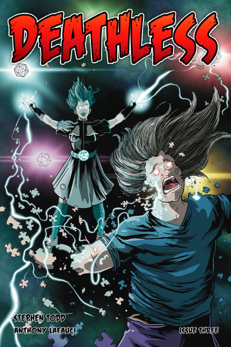 AnthonyLaFauci's tweet photo. Issues 1-3 of our D&amp;D-inspired comic Deathless are available on our site now! If you like fantasy, action, and comedy, you'll love this series https://t.co/Eq7voMFIEp