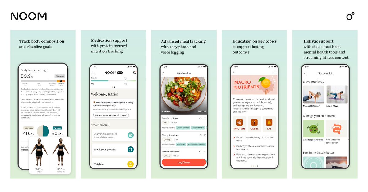 Noom (@noom) on Twitter photo Noom is making it even easier to get the medication you need. 🩺
We’re integrating with <a href="/EliLillyandCo/">Eli Lilly and Company</a>’s LillyDirect® pharmacy provider, <a href="/gifthealthrx/">Gifthealth, Inc.</a>, to streamline access to Zepbound® single-dose vials for Noom members.
GLP-1s need to be paired with a powerful behavior change Noom is making it even easier to get the medication you need. 🩺
We’re integrating with <a href="/EliLillyandCo/">Eli Lilly and Company</a>’s LillyDirect® pharmacy provider, <a href="/gifthealthrx/">Gifthealth, Inc.</a>, to streamline access to Zepbound® single-dose vials for Noom members.
GLP-1s need to be paired with a powerful behavior change