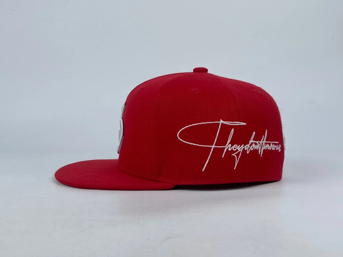 strangerstdku's tweet image. STRANGERS S LOGO FITTED CAP

COLOR : RED