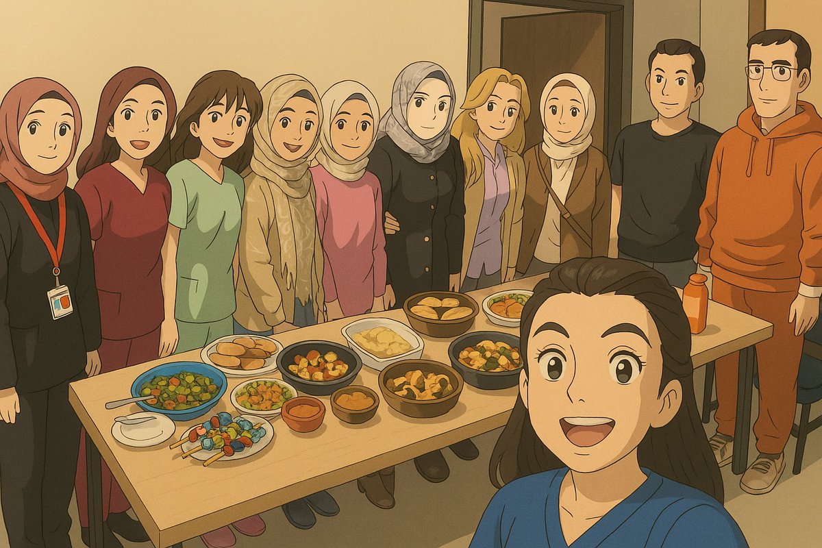 Akıma katılmadan olmaz 🤭

Çalışan insanlar aileden çok iş arkadaşlarını görüyor. Amma iyi amma kötü gün oluyor, iş ortamının cilveleri. Birbirimizi böyle hatırlamakta fayda :) 

Bayramımız mübarek ola🍀