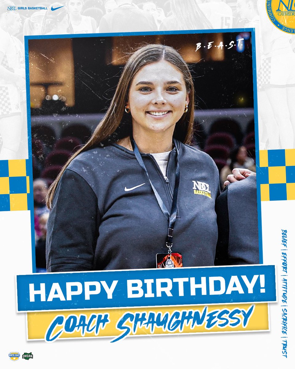 🎈🦁 Wishing a HAPPY BIRTHDAY to one of our Assistant Coaches, Coach Shaughnessy‼️

Have a great day!

#WeAreNDCL | #BEAST🦁