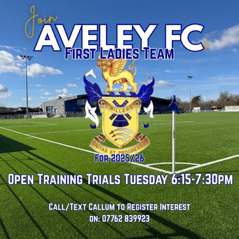 AVELEY FC WOMAN (@aveleywoman) on Twitter photo 2025/26 season be apart of <a href="/AveleyFC/">Aveley Football Club</a> First full Woman’s Set up amazing facilities stunning stadium. Contact below to register interest and get over as early as tomorrow to show what you can do <a href="/AveleyVillage/">Our Aveley</a> <a href="/MillerJohno/">Craig Johnson</a> @AveleyGirls <a href="/EssexCountyFA/">Essex County FA</a> 2025/26 season be apart of <a href="/AveleyFC/">Aveley Football Club</a> First full Woman’s Set up amazing facilities stunning stadium. Contact below to register interest and get over as early as tomorrow to show what you can do <a href="/AveleyVillage/">Our Aveley</a> <a href="/MillerJohno/">Craig Johnson</a> @AveleyGirls <a href="/EssexCountyFA/">Essex County FA</a>