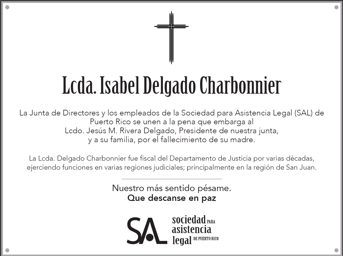 Sociedad para Asistencia Legal de PR, Inc. (@_salpr) on Twitter photo 
