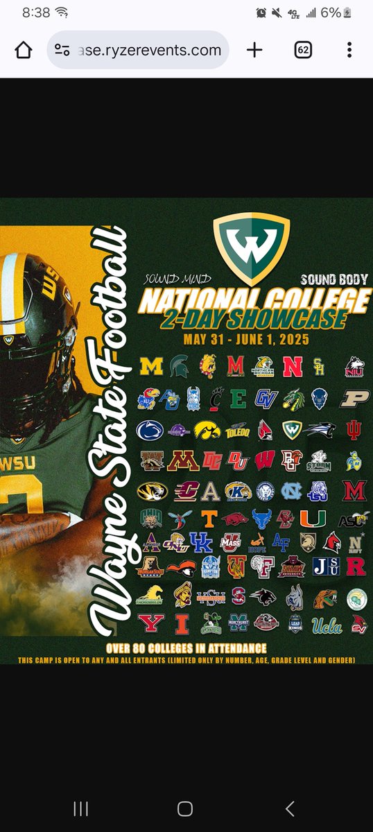 Brian Future Demoss (@brianf_demoss) on Twitter photo I will be attending the Wayne State Football National Showcase in Detroit, Michigan. Excited to be surrounded by some of the best talented players and coaches from around the United States. <a href="/SinqueTurner/">Coach Turner</a> <a href="/LemmingReport/">Tom Lemming</a> <a href="/SinqueTurner/">Coach Turner</a> <a href="/Levi_bradley312/">Levi bradley</a> <a href="/CoachJForney/">Josh Forney</a> I will be attending the Wayne State Football National Showcase in Detroit, Michigan. Excited to be surrounded by some of the best talented players and coaches from around the United States. <a href="/SinqueTurner/">Coach Turner</a> <a href="/LemmingReport/">Tom Lemming</a> <a href="/SinqueTurner/">Coach Turner</a> <a href="/Levi_bradley312/">Levi bradley</a> <a href="/CoachJForney/">Josh Forney</a>