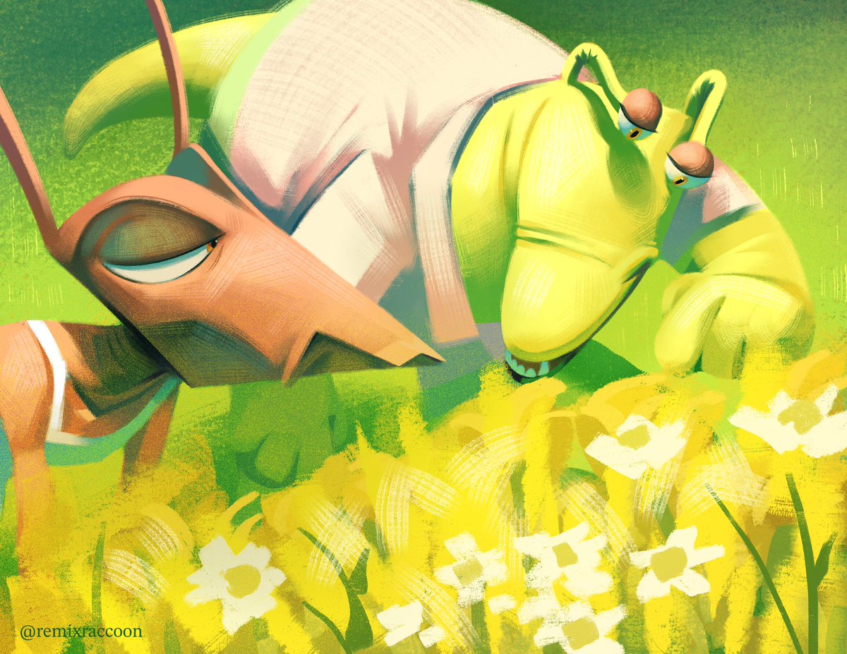 remixraccoon's tweet image. Murray talking about his flowers🌼
Prints are now available on my inprnt!
#TheMonsters #illustration #digitalart #monsteroc #characterdesign #Procreate #oc