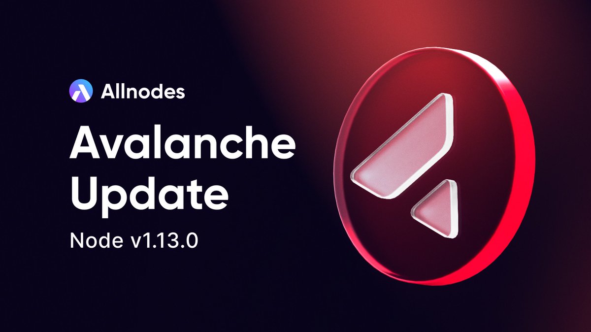 We have successfully updated @Avax Validator Nodes to version 1.13.0. 🚨 No action is required by our users. This version activates ACP-176, introducing dynamic EVM gas limits and updates to price discovery.

⚙️ Release &amp; highlights: github.com/ava-labs/avala…