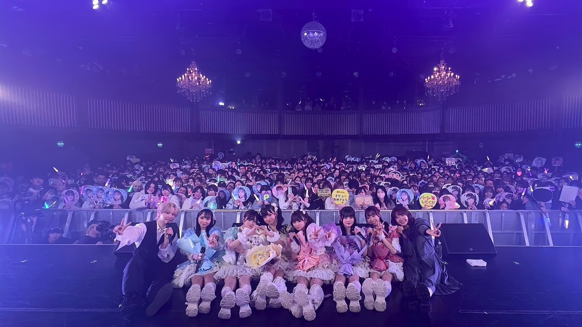 Pixel Ribbon Debut LIVE ありがとうございました🎀✨

「初めてとは思えない！」という感想をたくさんいただいて、メンバーの努力が届いたことが嬉しいです😭💭

まだまだこれから続く6人の物語
ぜひそばで見守っていただけると嬉しいです💍