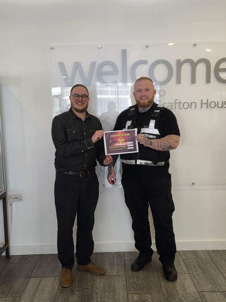 Stage Event Security (@stageeventsec) on Twitter photo Congratulations to Luke our supervisor who is our Centre Stage employee of the month!
This award is voted for by our team of employees and customers, If you would like to nominate a particular member of the team you can do so my emailing - office@stagesecurity.co.uk or inbox us. Congratulations to Luke our supervisor who is our Centre Stage employee of the month!
This award is voted for by our team of employees and customers, If you would like to nominate a particular member of the team you can do so my emailing - office@stagesecurity.co.uk or inbox us.