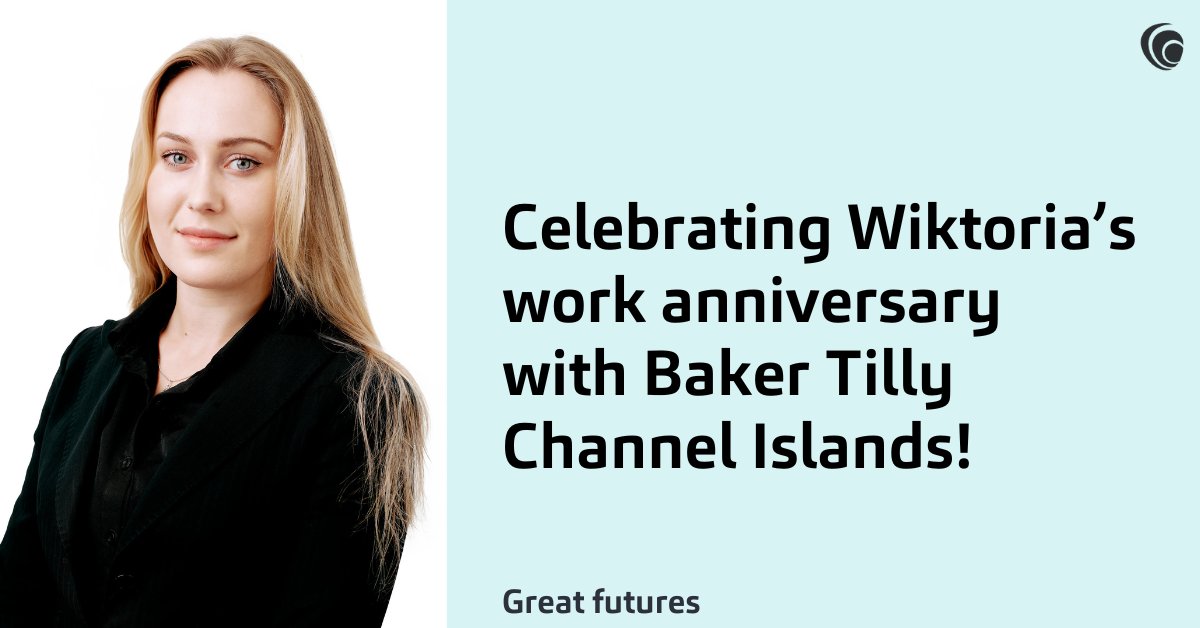 Celebrating 1 Year with Wiktoria Szymańska!

This month sees Wiktoria celebrating her one-year anniversary at Baker Tilly Channel Islands.

Thank you, Wiktoria, for all your hard work, we’re excited to see what the future holds!

#LifeAtBakerTilly #WorkAnniversary #NowForTomorrow