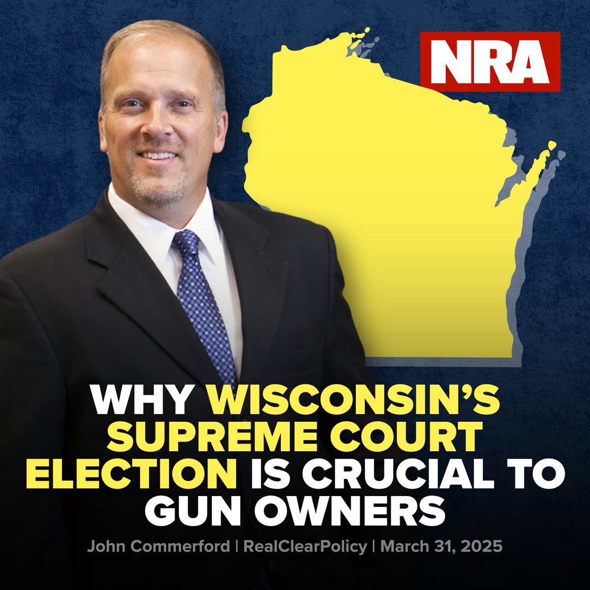 Tomorrow is the day! Wisconsinites must get out and vote for Brad Schimel!

In a new op-ed, NRA-ILA Executive Director <a href="/JCommerford/">John Commerford</a> emphasizes the importance of the Wisconsin Supreme Court election and what it could mean for gun owners and Second Amendment supporters.