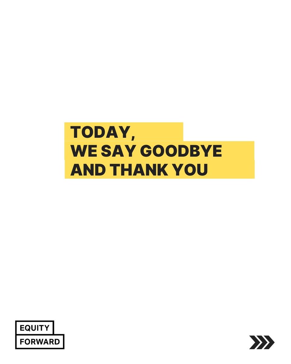 EquityForward's tweet image. Equity Forward sunsetted on March 31, 2025. Our legacy endures through the advocates and activists who continue to expose extremists and demand accountability. Forward, always. 💛