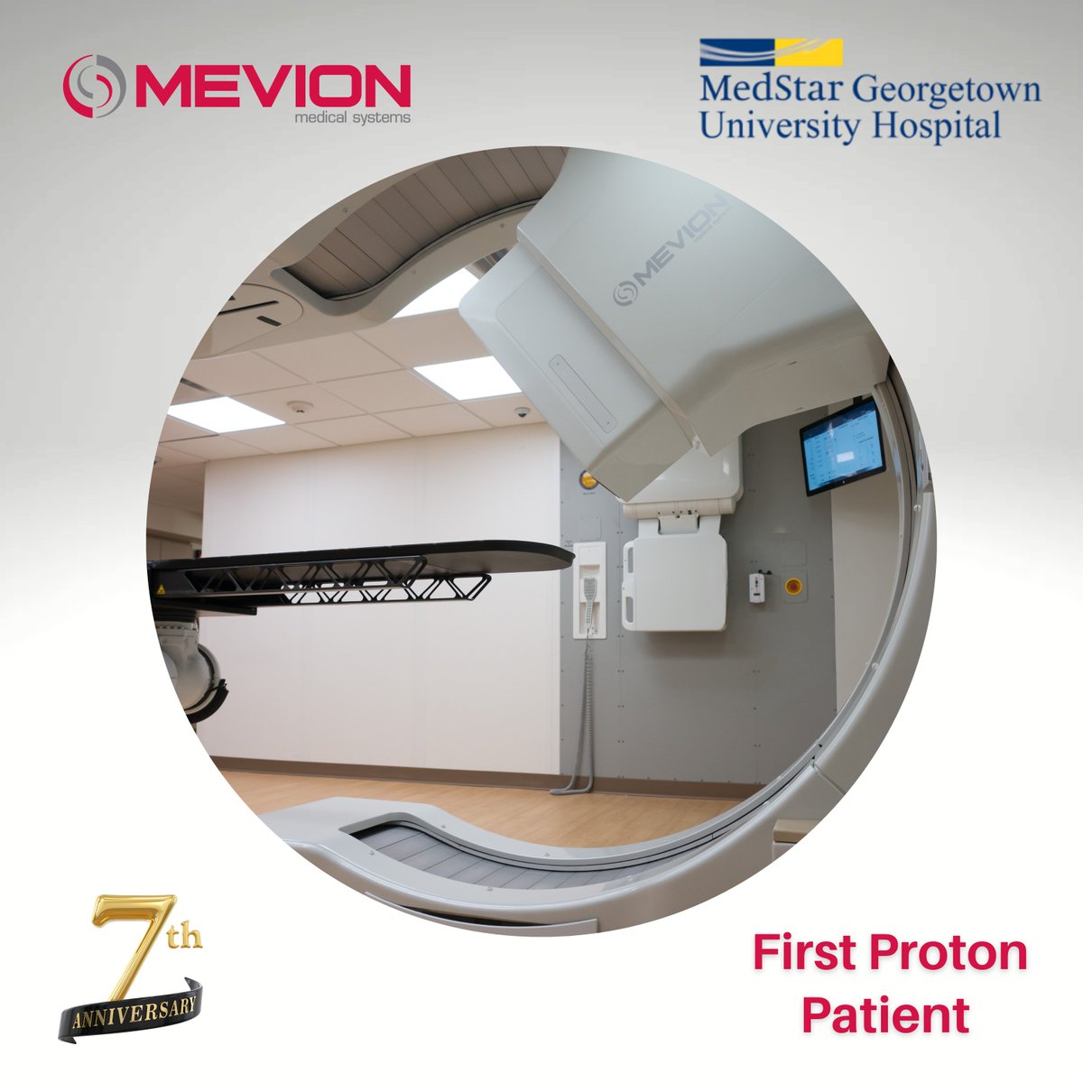 Mevion Medical (@mevionmedical) on Twitter photo 7 years of #protontherapy excellence! Since March 2018’s first treatment with the #MEVION 250i, <a href="/MedStarGUH/">MedStar Georgetown</a> has led #cancercare innovation in DC. Here’s to many more years of expanding patient access! 🎉 7 years of #protontherapy excellence! Since March 2018’s first treatment with the #MEVION 250i, <a href="/MedStarGUH/">MedStar Georgetown</a> has led #cancercare innovation in DC. Here’s to many more years of expanding patient access! 🎉
