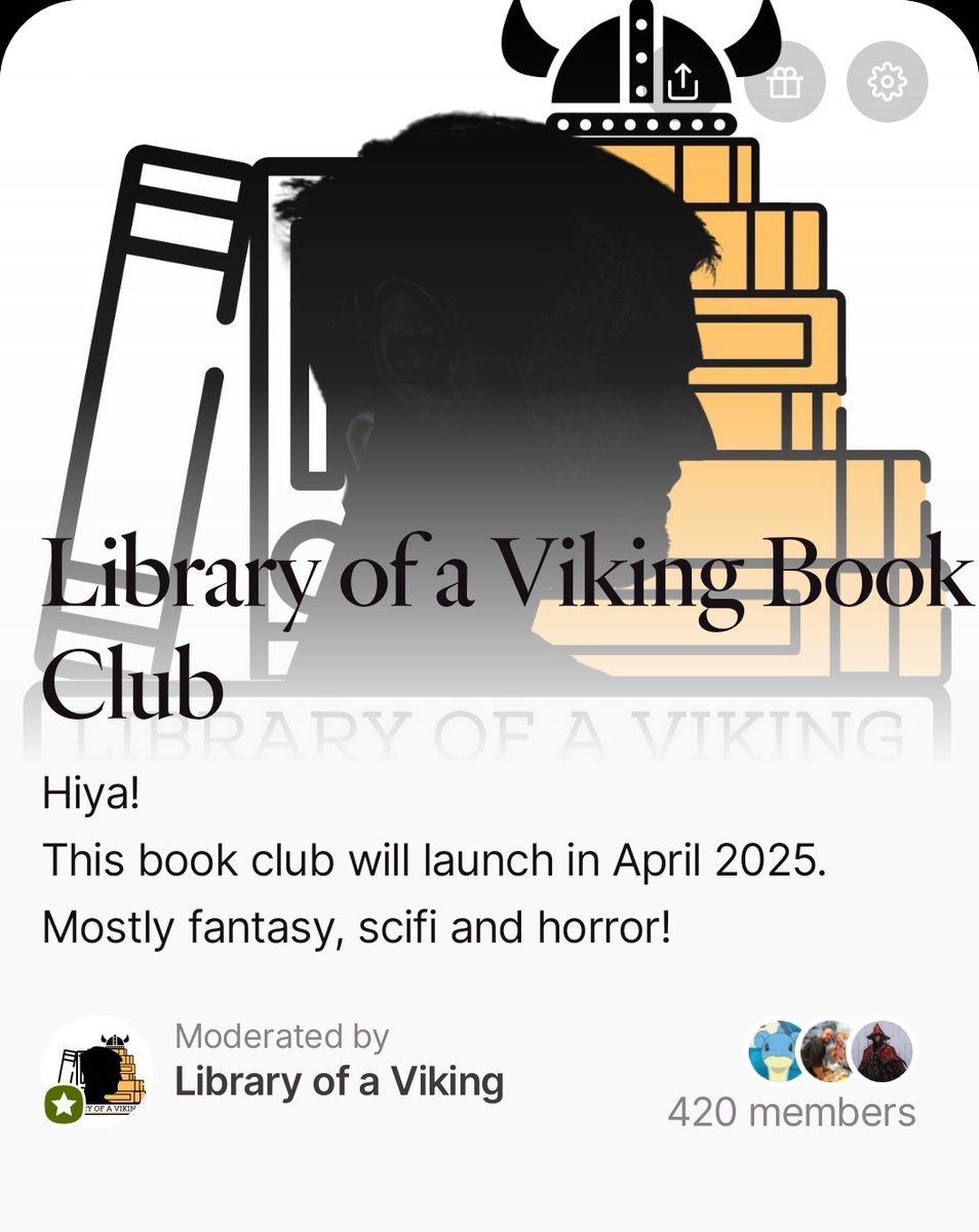 The Viking Book Club officially launches tomorrow on the Fable app! 

I can't believe more than 400 people have already joined 🤯 will you be reading Empire of Silence with us?