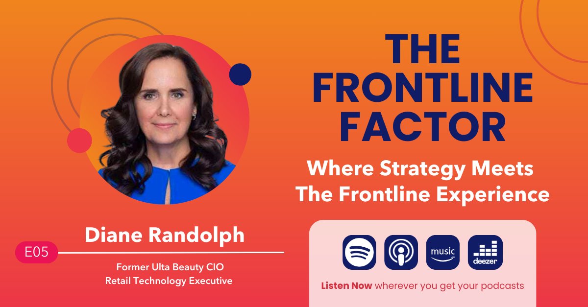 Get ready to take notes—Diane Randolph’s insights are too good to miss!🔥

With years of experience driving change at Ulta Beauty, Reitmans Canada, Dollar Tree Stores, and beyond, Diane shares knowledge that’ll transform the way you think about frontline innovation.

▶️ Live now!