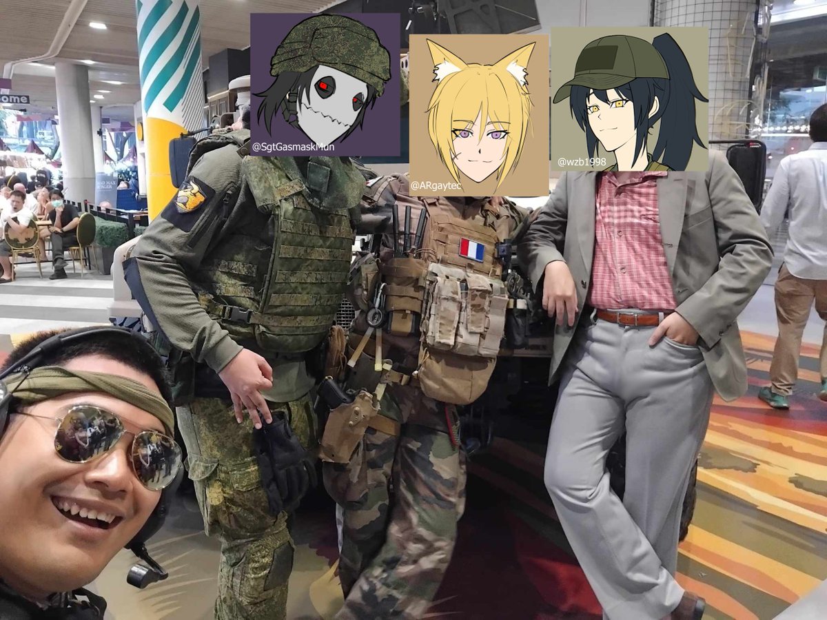 Yesterday's at the airsoft expo. <a href="/ARgaytec/">AЯgaytec</a> <a href="/SgtGasmaskMun/">GasmaskManlet</a>