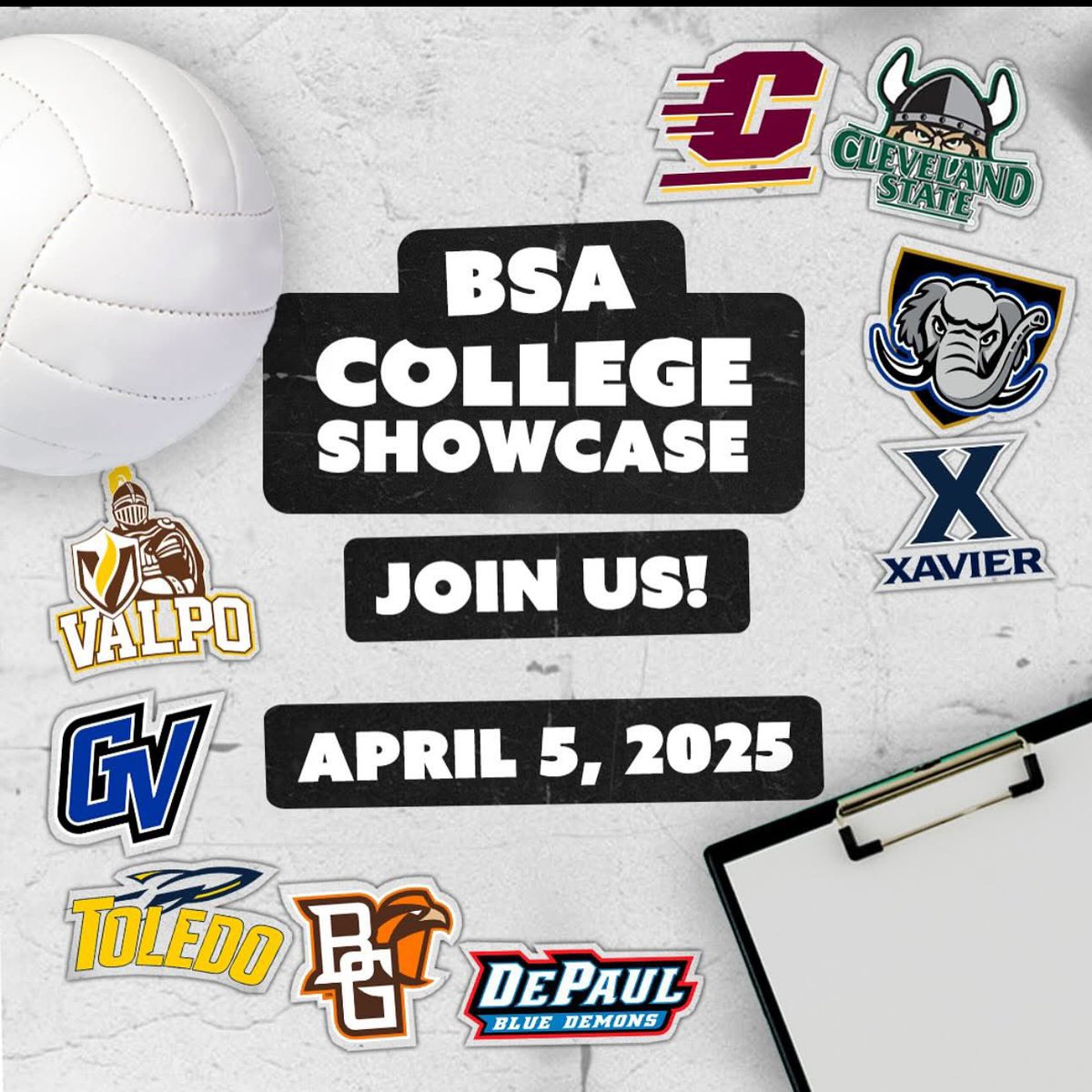 Come out to BSA this Saturday and watch some D1 women’s volleyball!!! Matches start at 9am and finish at 4pm.