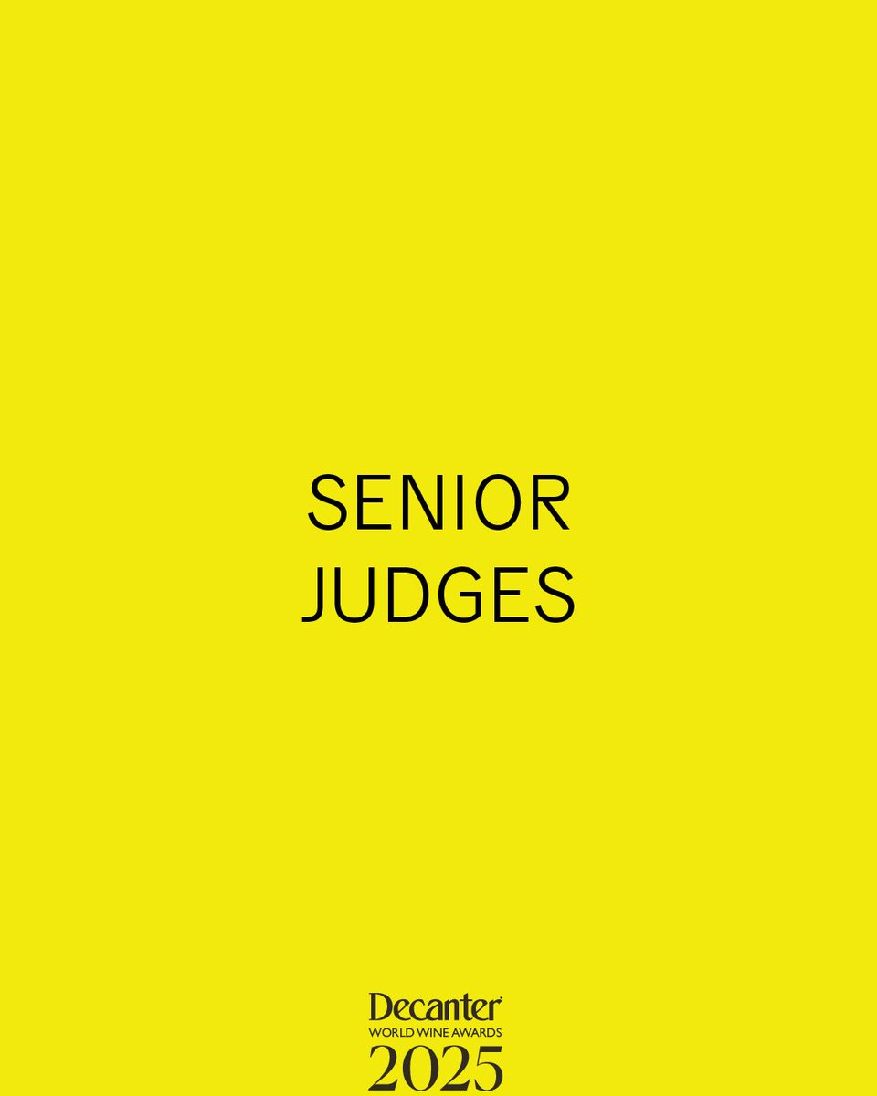 At DWWA, wines are judged on a regional basis by world-class panels. In regions with multiple panels, Senior judges lead individual tasting panels, ensuring rigorous evaluation and supporting Regional Chairs. 🏆
Meet this year's expert Senior Judges... decanter-awards.visitlink.me/ETj_6J