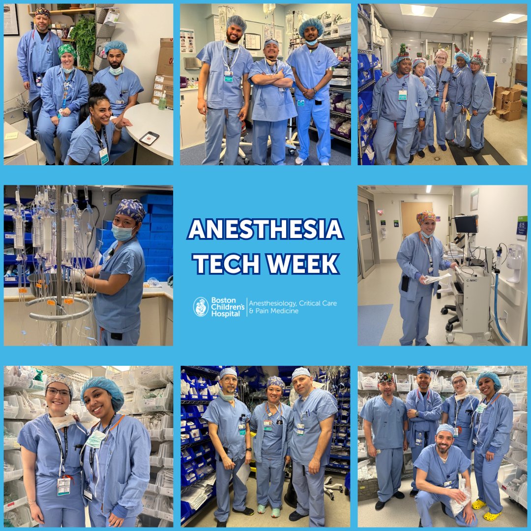 Happy Anesthesia Tech Week! Shout out all our amazing anesthesia techs who work tirelessly to ensure patient safety and comfort every day!  Your skills and dedication make a world of difference in the OR. #AnesthesiaTechWeek2025