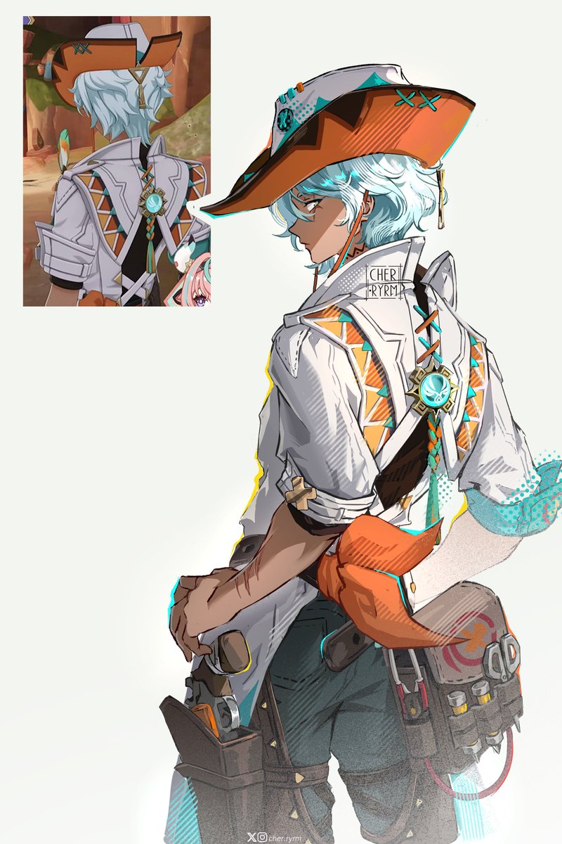 His back design 🤤
#Ifa #GenshinImpact