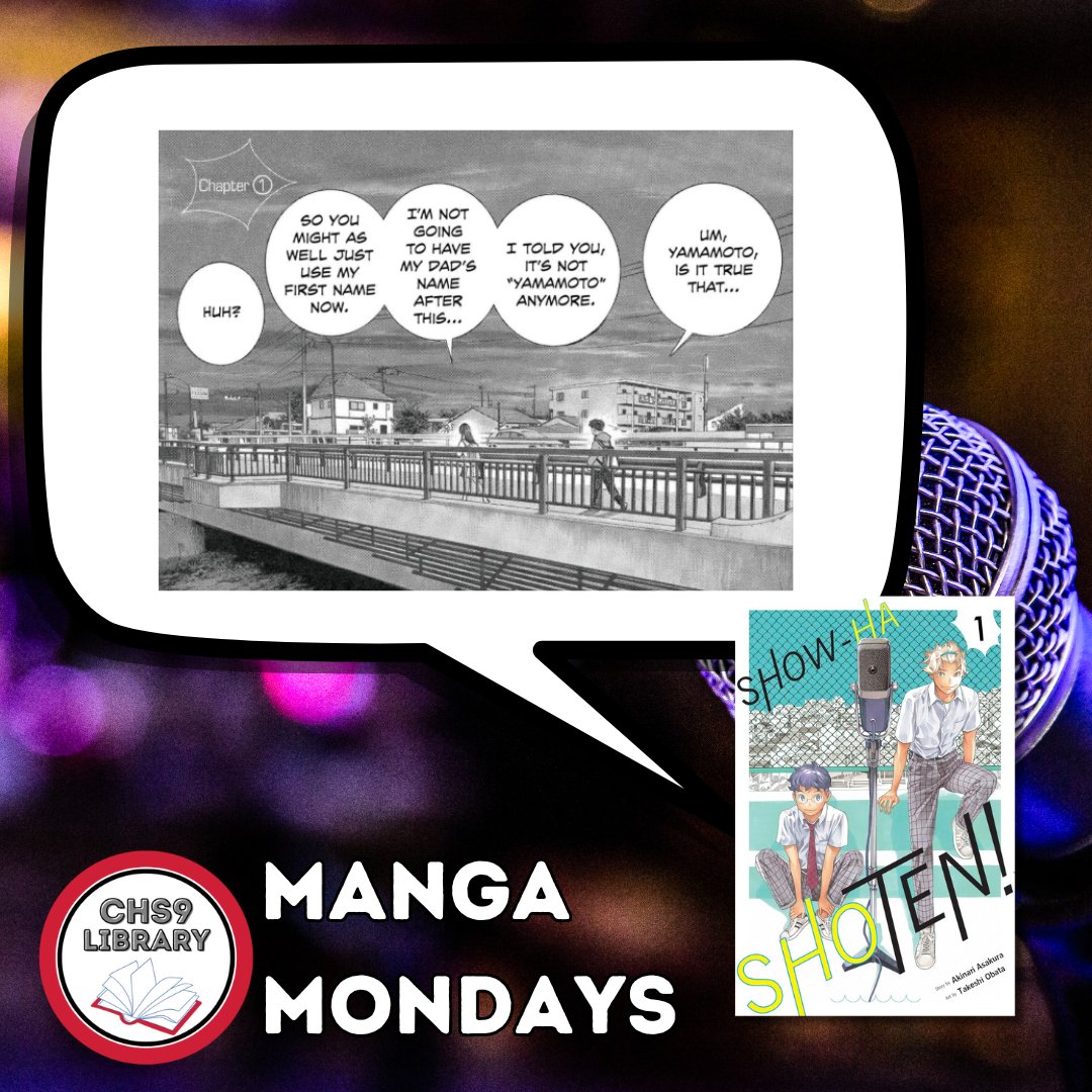 CHS9LIB's tweet image. Shy Shijima has started studying comedy in secret, Higashikata dreams of being funny but has no follow-through. Together, they might stand a chance of taking the world of Japanese comedy by storm.
Available now in the CHS9 Library!
#CHS9Reads #MangaMonday @CISDlib