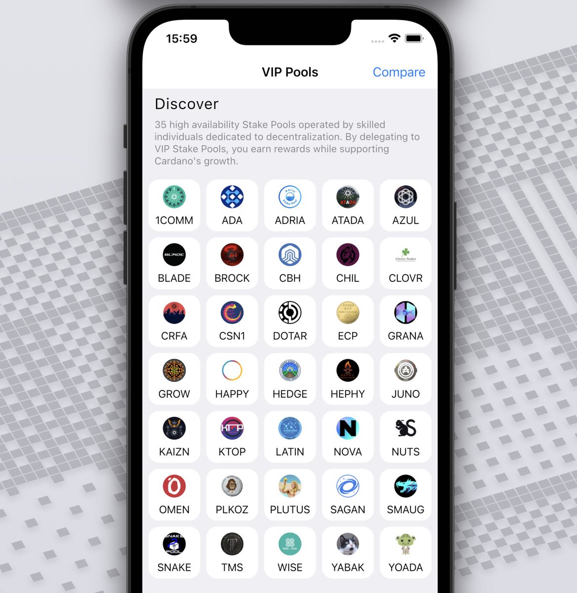 📣 We are now periodically rotating 🔁 the VIP Pools in the ADAM app, allowing you to discover more exciting SPO's worth delegating your ADA to 👏
#cardano