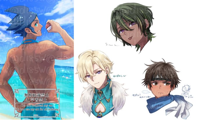 #今月描いた絵を晒そう
本当になんも出てこなくて困っちゃったよネ…来月はもうすこし… 