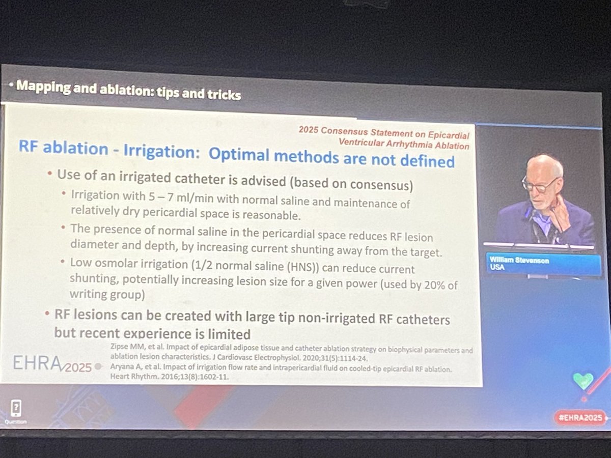Micaela Ebert (@micaela_ebert) on Twitter photo 👏Congratulations👏&thank you 🙏<a href="/ArashArya_EP/">Arash Arya</a> & collegues on putting together this very practical document!
Provides excellent guidance on indications, methods, mapping and ablation for epicardial VA! #EHRA2025 👏Congratulations👏&thank you 🙏<a href="/ArashArya_EP/">Arash Arya</a> & collegues on putting together this very practical document!
Provides excellent guidance on indications, methods, mapping and ablation for epicardial VA! #EHRA2025